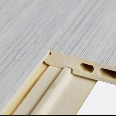 Tecto interior à prova d'água Fibra de bambu PVC Painéis de parede de madeira para decoração de casa de design