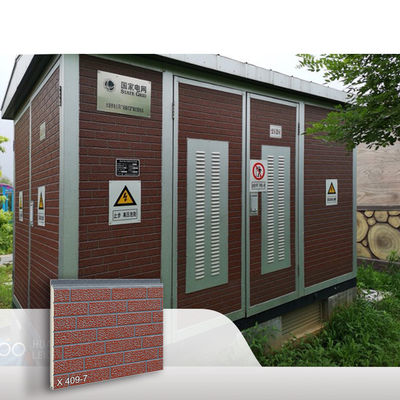 Painel de parede de sanduíche 3D PU à prova de fogo e à prova d'água para revestimento de parede exterior de peso leve