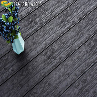 Melhor Piso de núcleo sólido WPC PVC pátios madeira 3D liso em relevo exterior de terraço composto