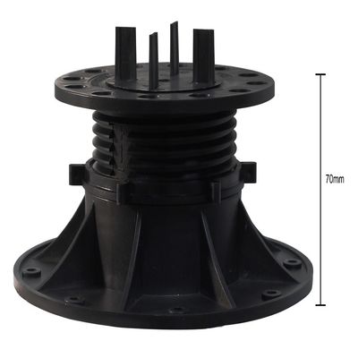 Altura da base do pedestal de plástico do pavimentador ajustável 75-1360 mm para acessórios de piso