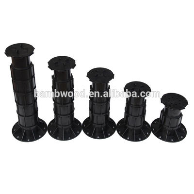 Altura da base do pedestal de plástico do pavimentador ajustável 75-1360 mm para acessórios de piso
