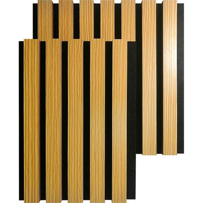 Painéis acústicos de madeira decorativos 3D personalizados para absorção sonora altamente eficaz