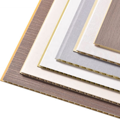 Material de suporte de cor personalizado placa de parede de fibra de bambu laminada para decoração de parede interior / exterior