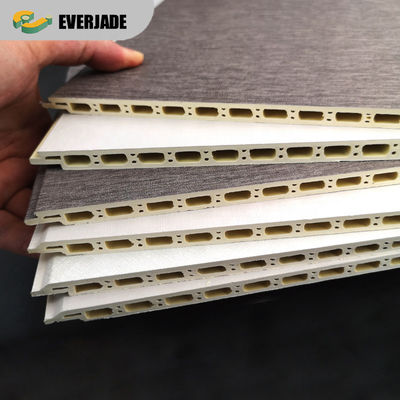 Material de suporte de cor personalizado placa de parede de fibra de bambu laminada para decoração de parede interior / exterior