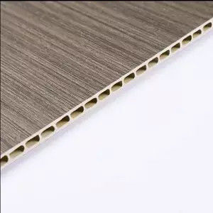 Material de suporte de cor personalizado placa de parede de fibra de bambu laminada para decoração de parede interior / exterior
