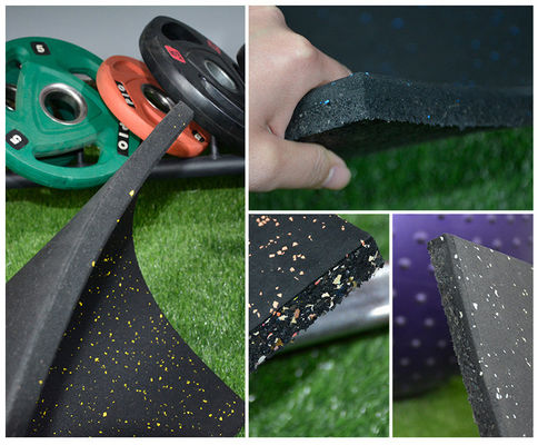 Ginástica e Dança Esportes SBR EPDM Rochedo de borracha 3mm-15mm Espessura para o máximo conforto