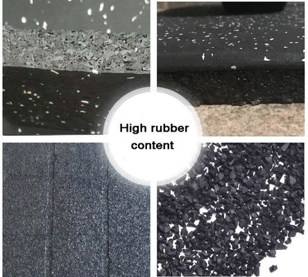 Eco-friendly Sports Floor Mat Gym Rubber Floor Soundproof Dance Floor Mats