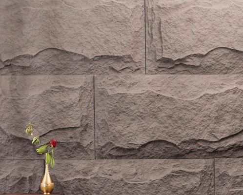 Moderno padrão de pedra leve painéis de parede PU de pedra falsa veneer painéis para decoração de parede