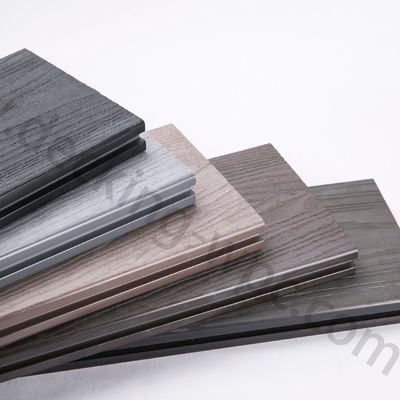 IPE 3D Deep Embossed Composite WPC Decking para pavimentação composta