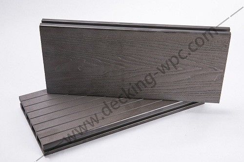 IPE 3D Deep Embossed Composite WPC Decking para pavimentação composta
