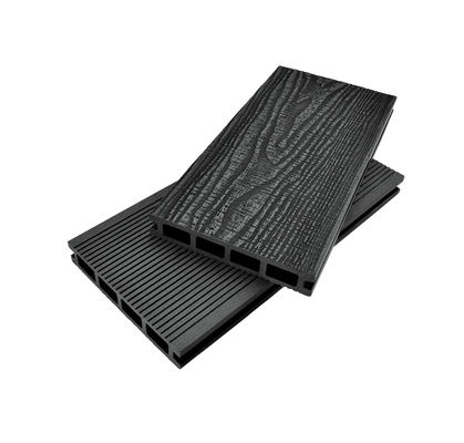 Planilha de piso de WPC de design tradicional para pavimentação exterior de 18-25 mm de espessura