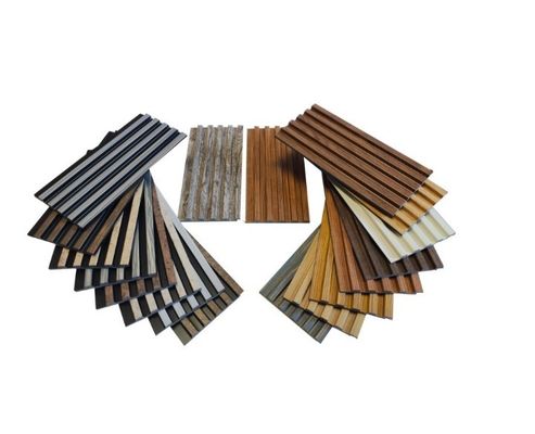 3D Boards Madeira Plástico Composito WPC PVC Painel de parede para decoração de parede interior doméstica