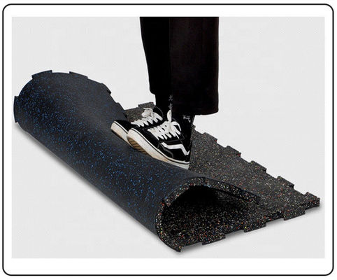 Modern Design Gym Rubber Mat para Everjade Indoor 20mm Cobertura de piso de borracha