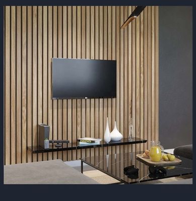 Painel de parede acústico de isolamento acústico de escritório com material de fibra de poliéster PET MDF