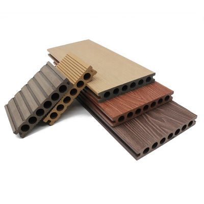 Coextrusão resistente a rachaduras wpc deck voyage composite decking com 12 escolhas de cores