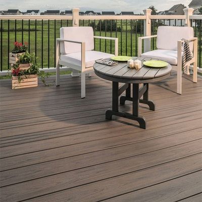 Chapa de revestimento de cobertura de proteção contra umidade em Envision WPC Decking WPC Decking Board
