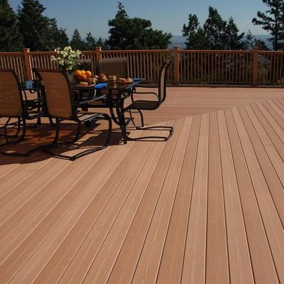 Chapa de revestimento de cobertura de proteção contra umidade em Envision WPC Decking WPC Decking Board