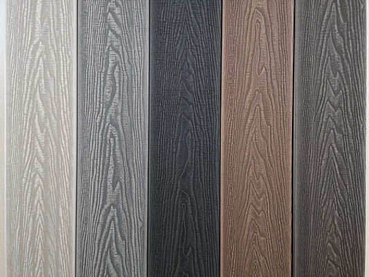 10,3%-1,4% Densidade Quick Deck Madeira Composite Outdoor Deck Tile em Islândia Fumo Branco