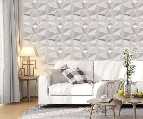 2023 Painel de parede 3D de PVC de alto brilho para sala de estar de luxo TV de fundo no Direct