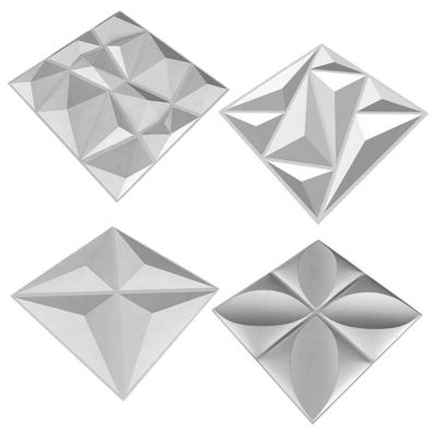 3D Relief Height 22mm High Gloss Peel and Stick Painel de arte de parede de PVC para fundo do sofá