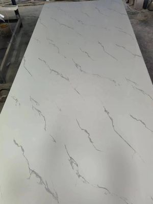 Painel de parede de PVC brilhante e à prova d'água, revestimento de mármore UV de pedra artificial para uso doméstico