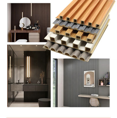 Painel de parede de PVC interno leve para instalação simples e cores personalizadas