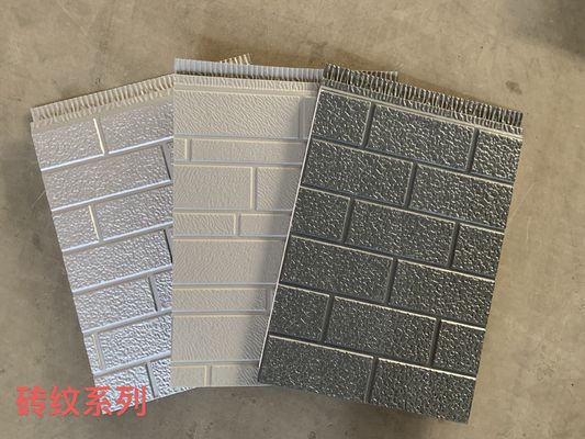 Material de superfície de poliuretano painel de sanduíche de espuma de 16 mm para revestimento de parede exterior